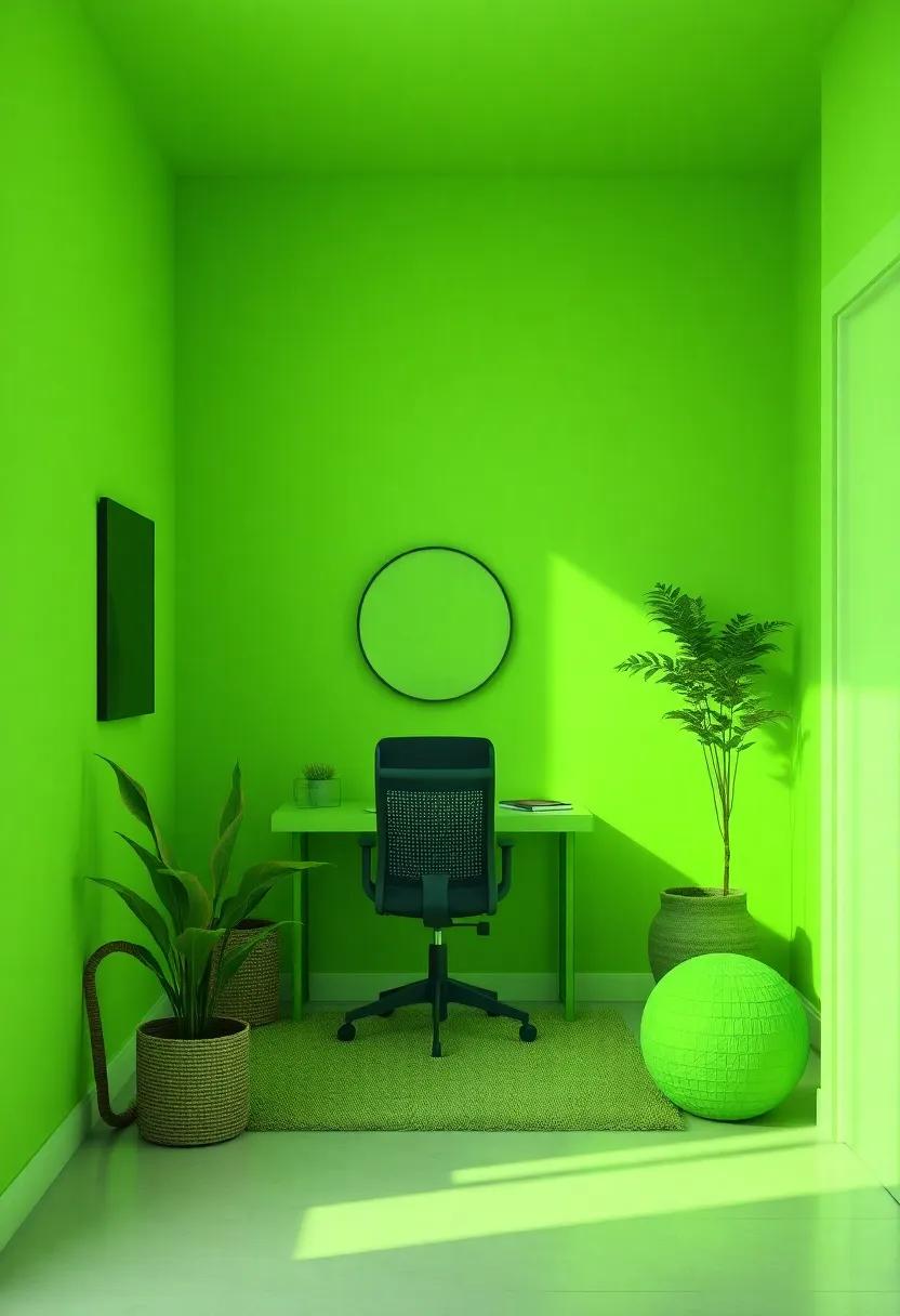 Nature-Inspired Themes Featuring Neon ⁢Green Elements