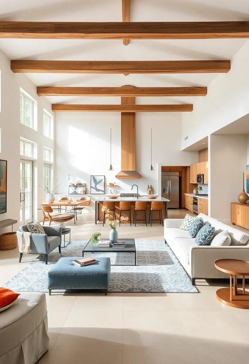 Artful Displays: Curating Personal Touches in Expansive living Areas
