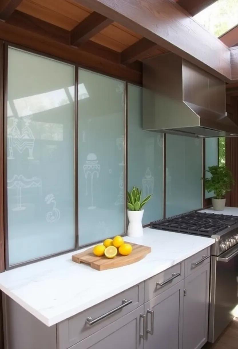 7) Glass Panels: Use colored or frosted⁤ glass panels⁢ to create ⁣an airy and contemporary feel while allowing light‌ to filter⁢ through in a playful way