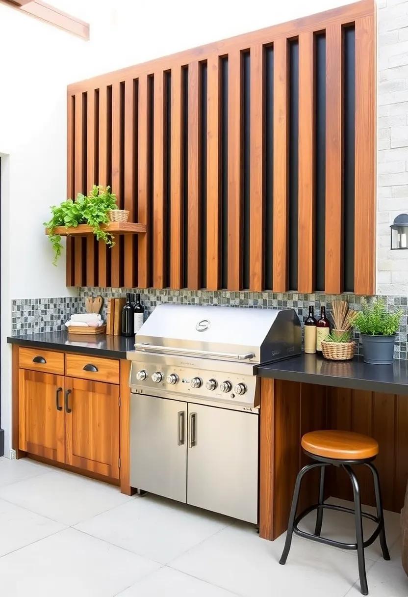22) Wood and metal ‍Combo: Combine wooden slats with metal accents⁤ to‍ create a modern take on a rustic theme that blends warmth with industrial chic