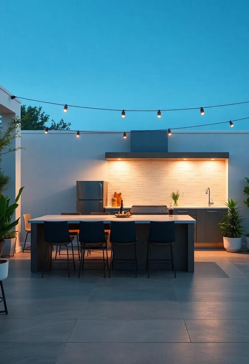 Creating a Cozy Dining Atmosphere With Integrated Outdoor ‍Kitchen⁣ Lighting