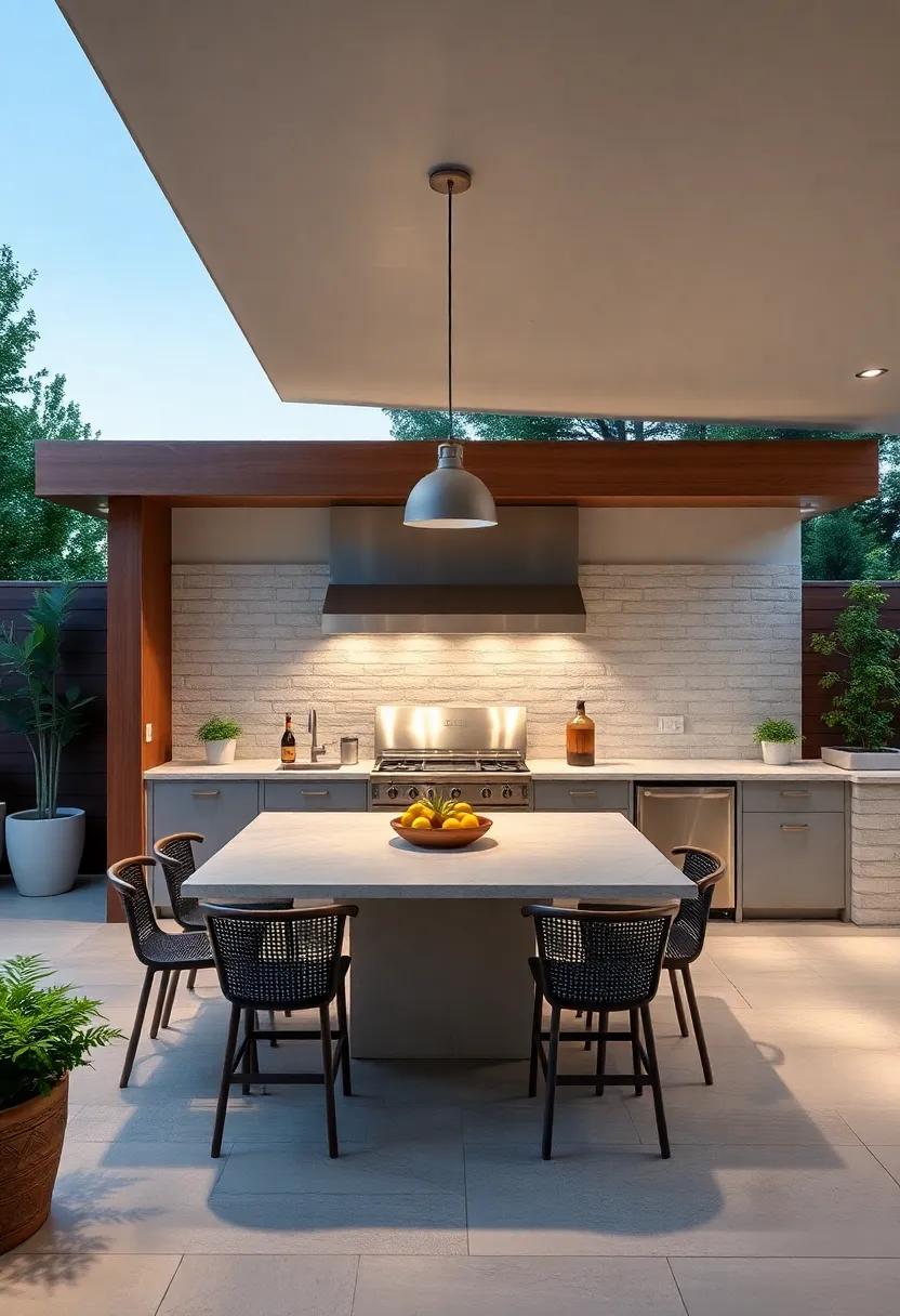 Designing ⁣for functionality and Style in an outdoor Food Prep area