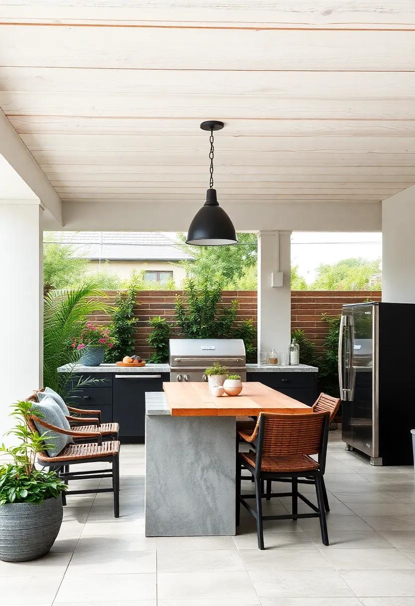 Incorporating Eco-Friendly Features⁤ Into Your Outdoor Kitchen Layout