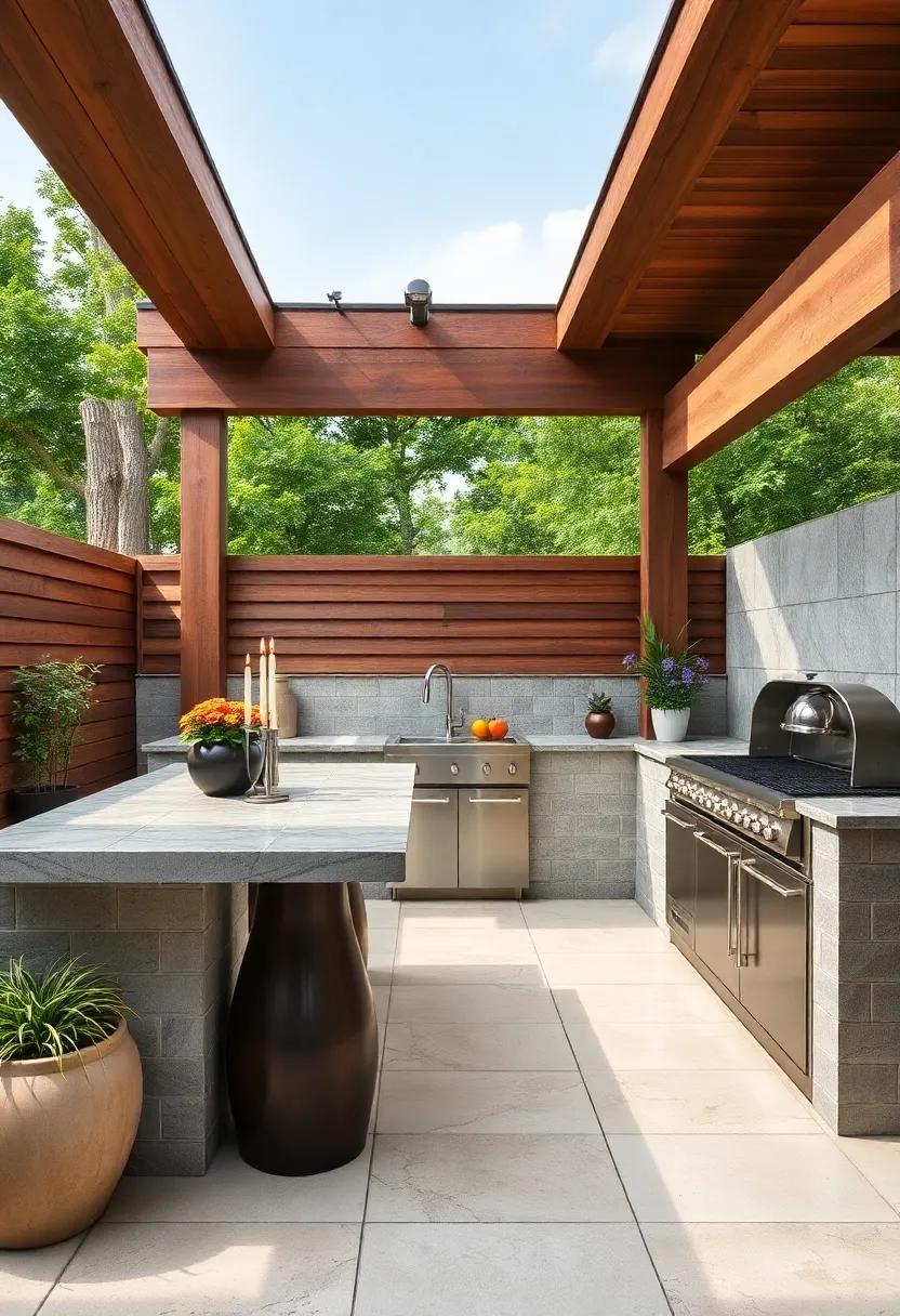 Water Features⁢ That Add serenity and Style⁤ to Your Outdoor Cooking Experience