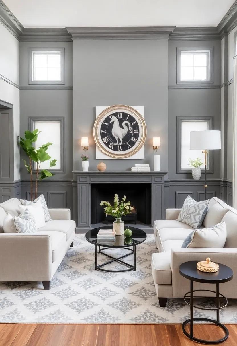 Pairing Grey and White with Accent Colors⁤ for‍ Visual Interest