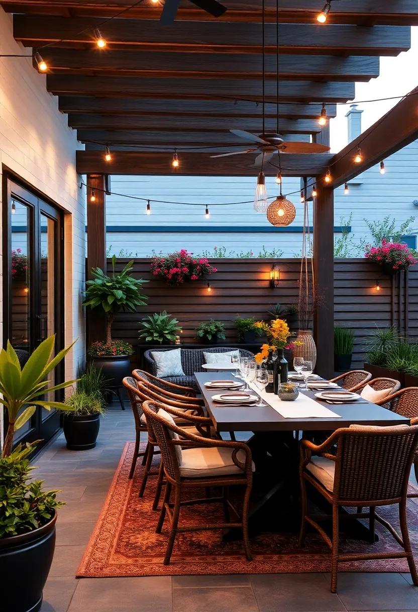 Create a Gourmet Experience With an Outdoor Dining Area Perfect for Al ⁣Fresco ⁢Meals