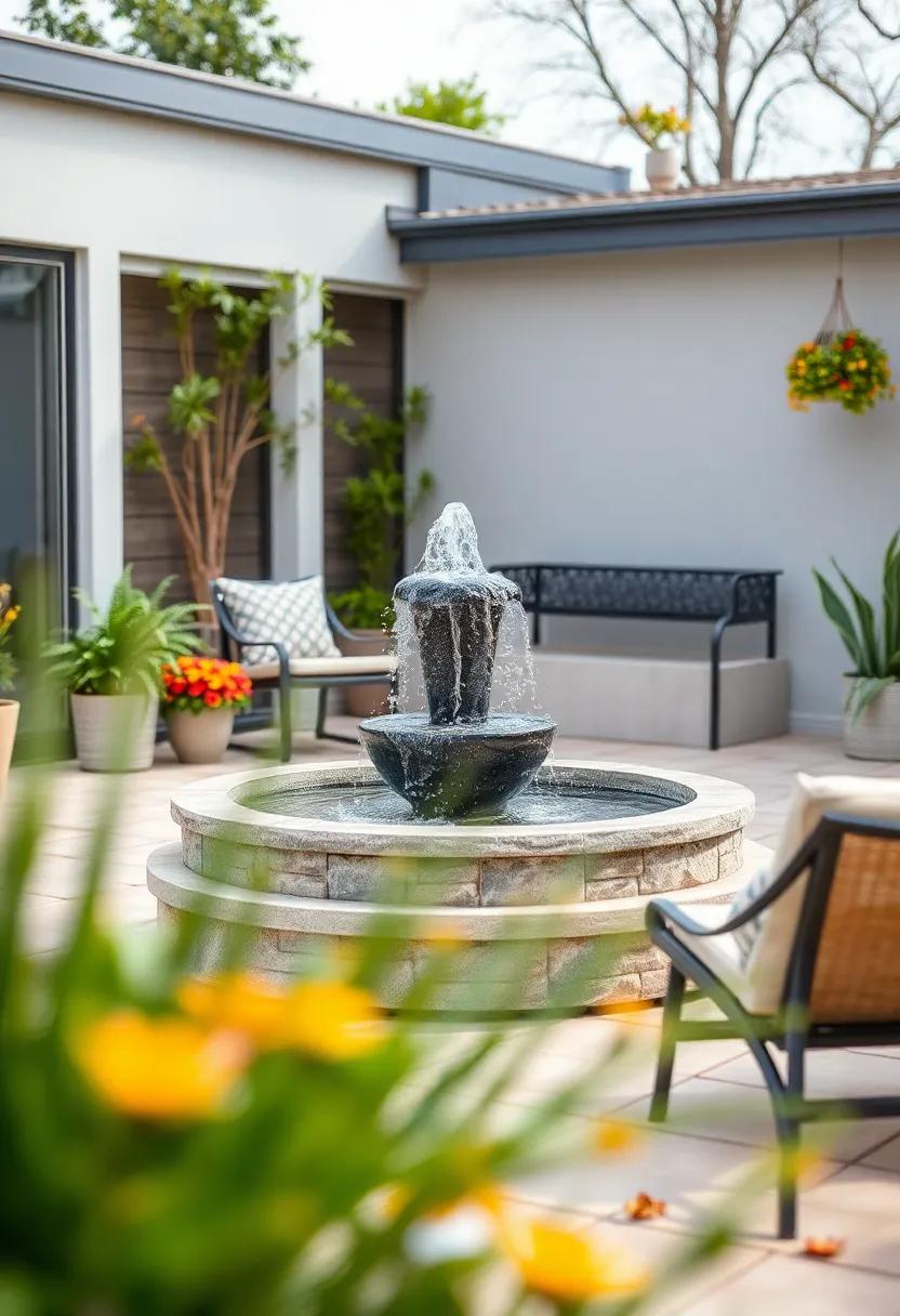 Plunge Into Relaxation ⁢With a Stylish Water Feature That Soothes the Senses