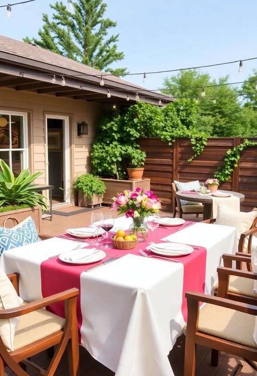 8) ⁣Eco-Friendly Fabrics: Embrace‍ sustainability with eco-friendly tablecloths⁢ made⁢ from organic materials, ensuring both⁤ style and environmental consciousness