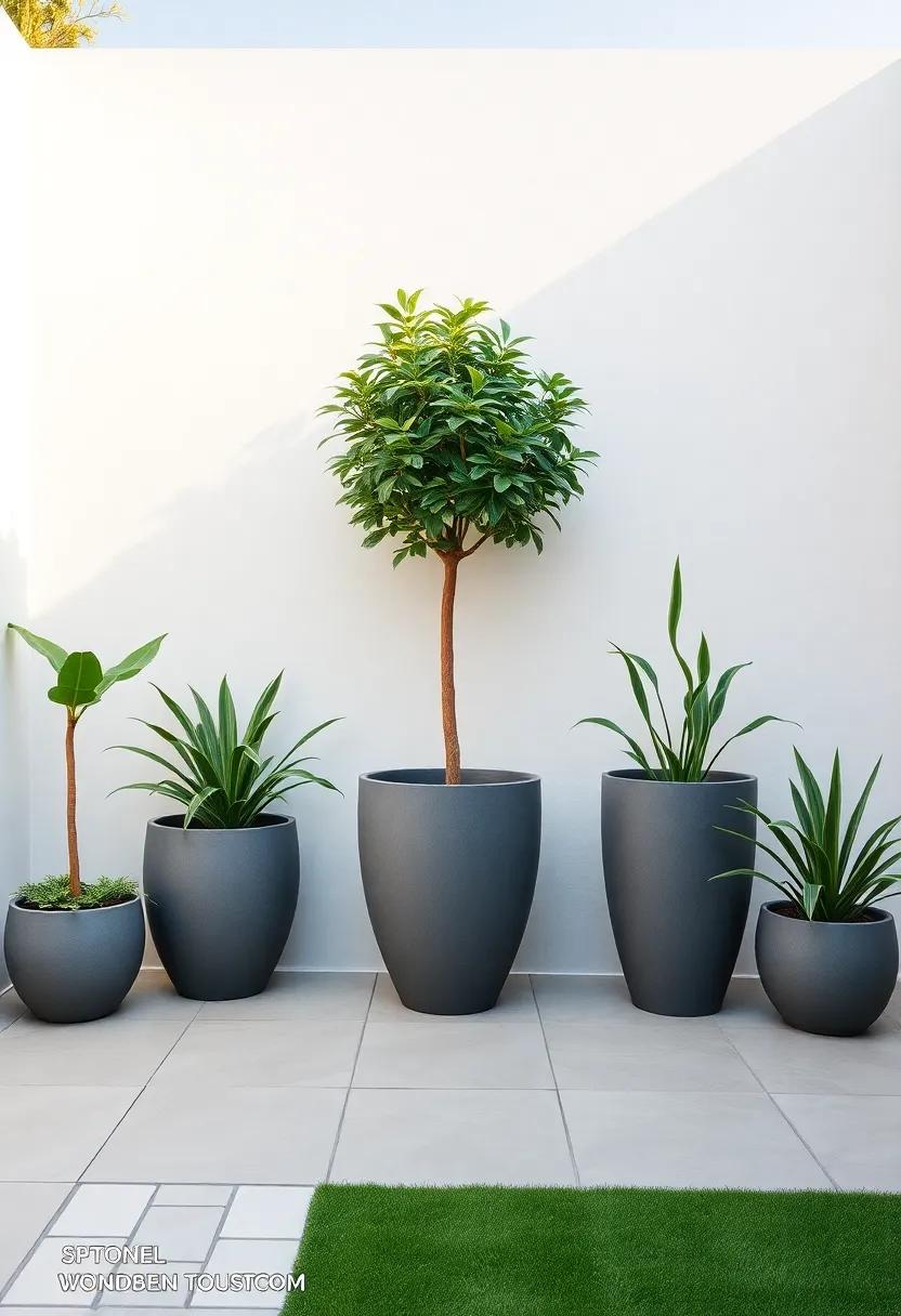Artistic Arrangements: Sculptural Planters that Serve as Focal Points