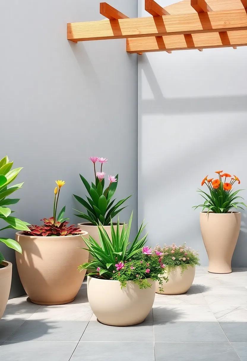 Incorporate Seasonal blooms for Year-Round⁣ Vibrancy in Your Planter Choices