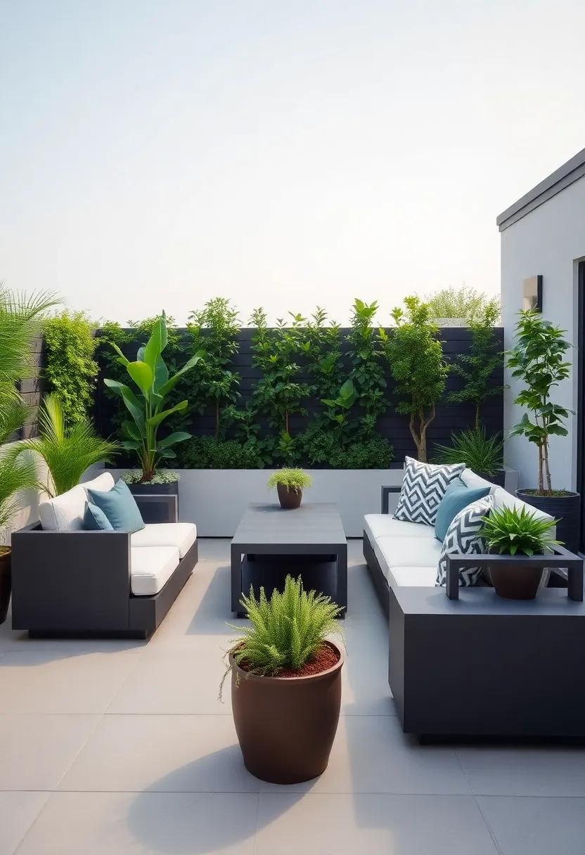 Integrate ​Planters into‍ Outdoor Seating for⁣ a‍ Cohesive Space