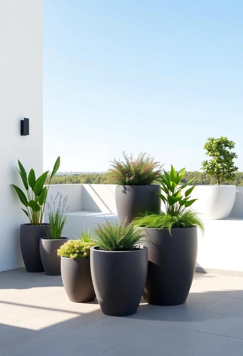 Layering Planters:⁣ Elevate Your ‌Design​ with Stacked or ​Tiered Options