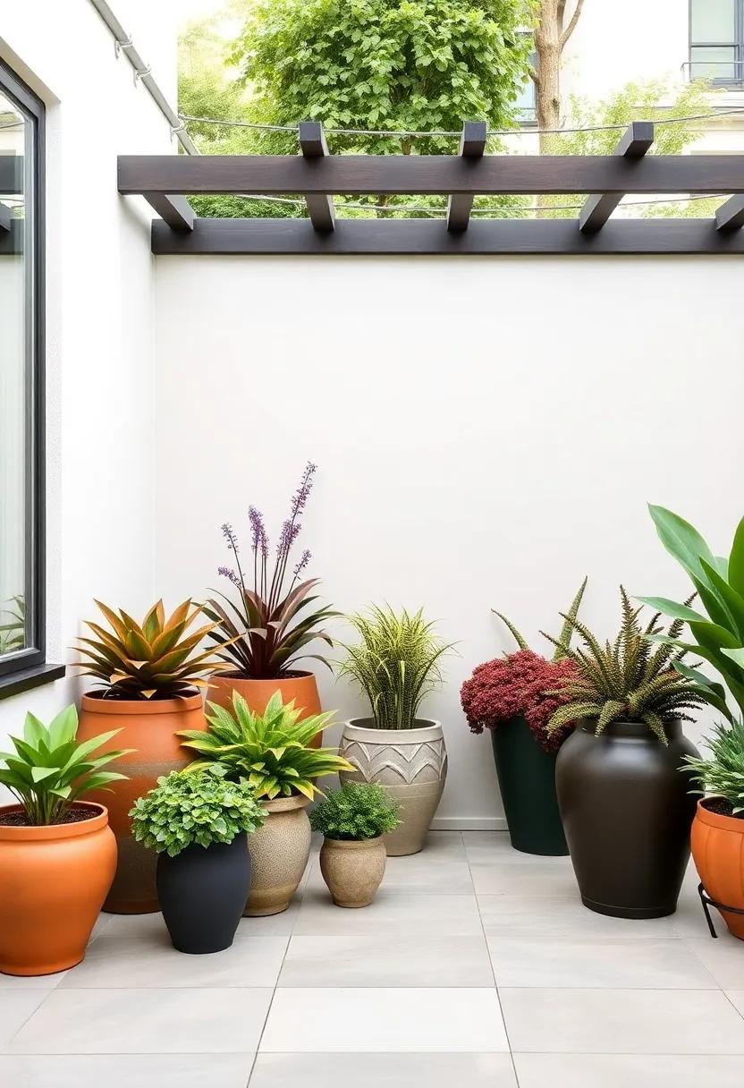 Mix and Match: Create Eclectic⁤ Charm with Varied Planter ⁢Styles