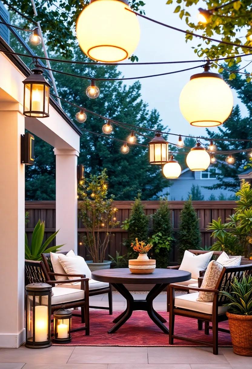 Creating a Cozy Gathering‍ Space Under ⁤Twinkling Lanterns