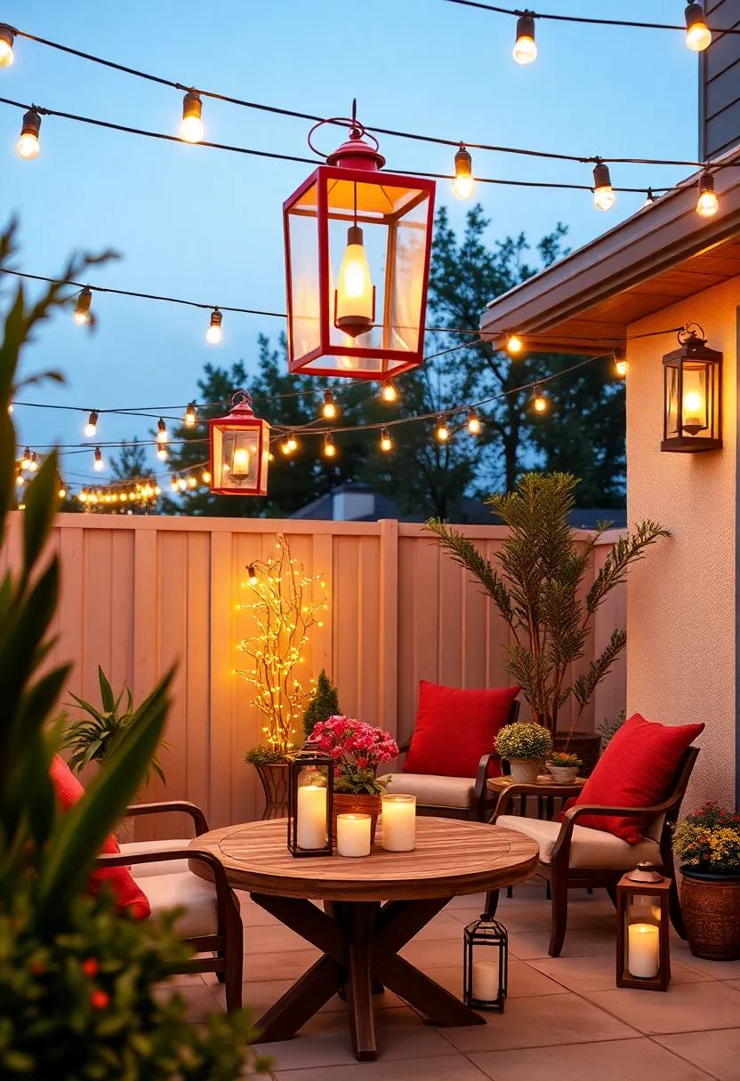 Lighting ​Up Your Patio with Festive Lantern Arrangements ‌for Celebrations