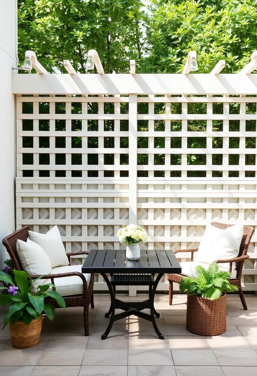 Classic Lattice with a Twist: Go traditional ‍with classic cross patterns but tweak the dimensions for a modern interpretation that provides‌ depth and privacy