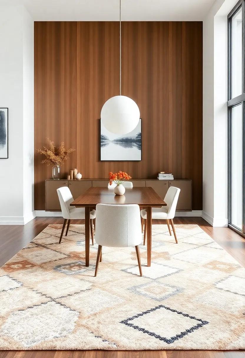 Layering Rugs for a⁤ Multidimensional Dining Room ‍Look