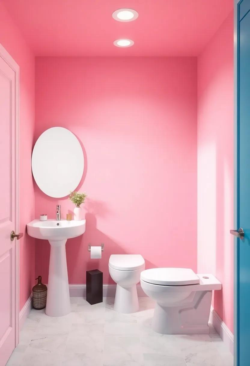 Bold Color Palettes That Energize and Enliven Tiny Bathrooms