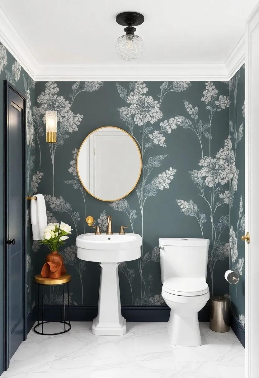 Charming Wallpaper Choices That Make a Statement in Powder Rooms