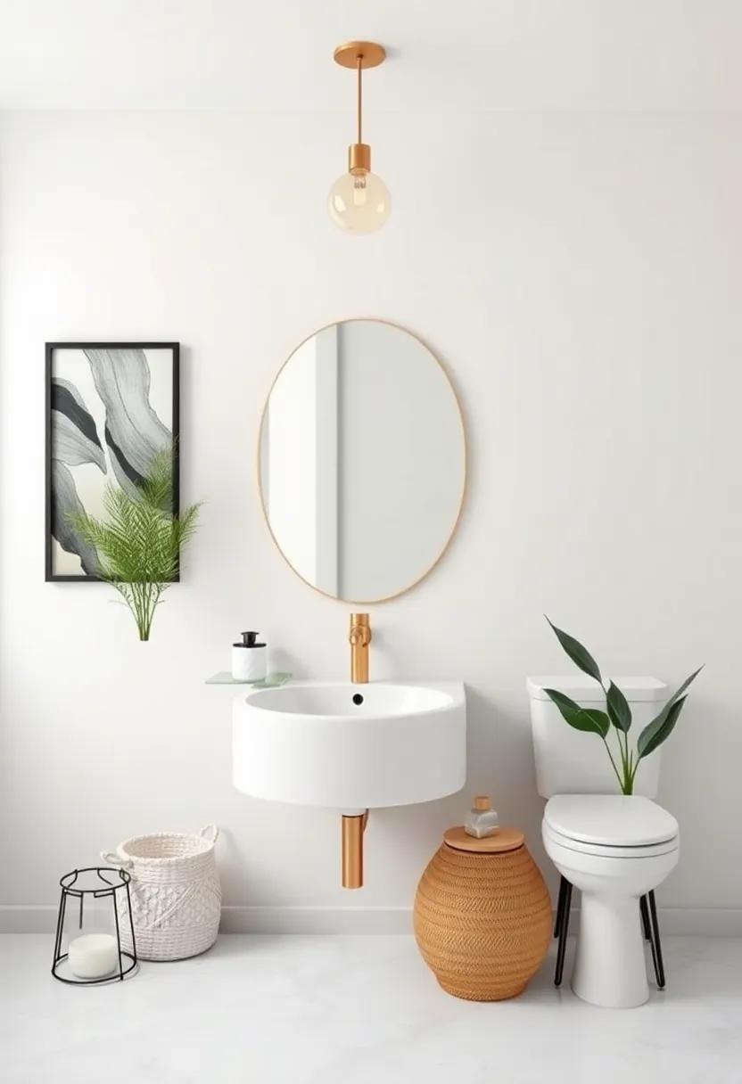 Quirky Art Pieces to Spark Joy in Your Powder Room Decor