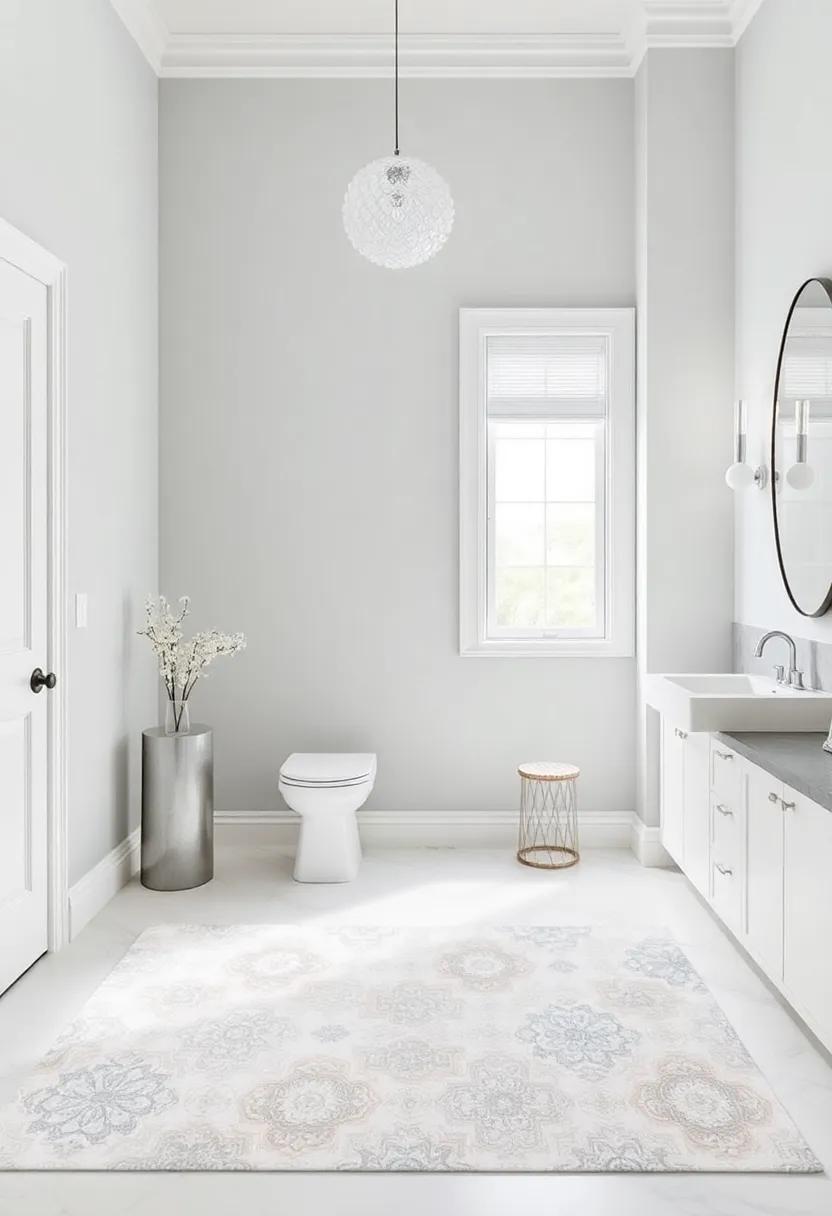 Choosing Area Rugs: the Perfect Accent for Your Powder⁤ Room‍ Flooring
