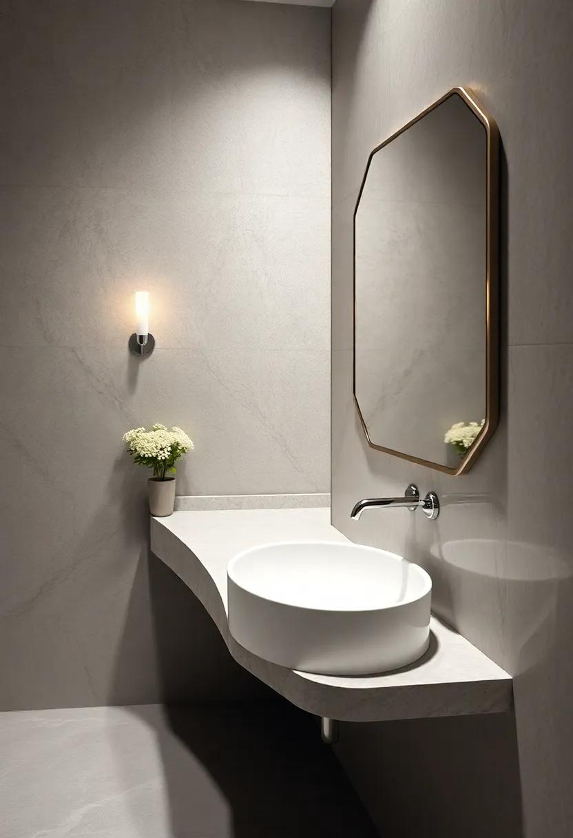 the ​Allure of Unique⁤ Materials⁤ in Powder ‌Room Fixtures