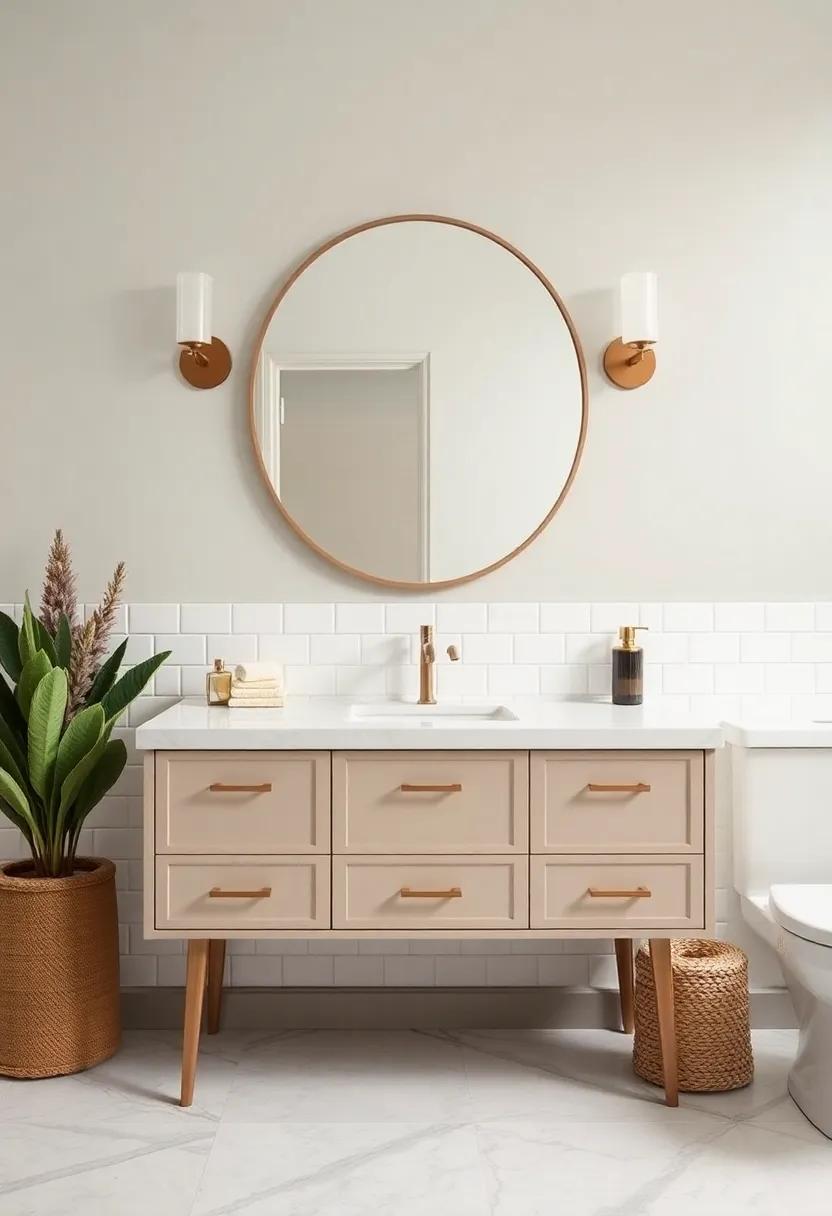 Mixing Modern‌ and⁤ Vintage: A Blend of aesthetics in Your Powder Room