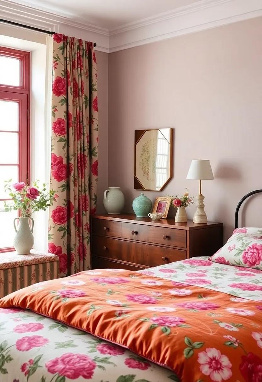 Themed Collectibles:⁤ Curate​ a collection of vintage floral items, such as dishware or trinkets, to display throughout the ​room as conversation starters