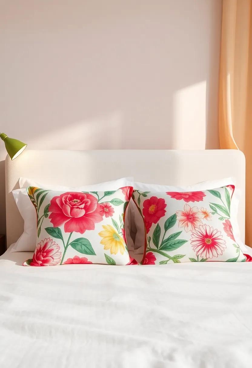 Custom Pillowcases: Personalize your sleeping experience with custom-made pillowcases featuring your favorite floral prints