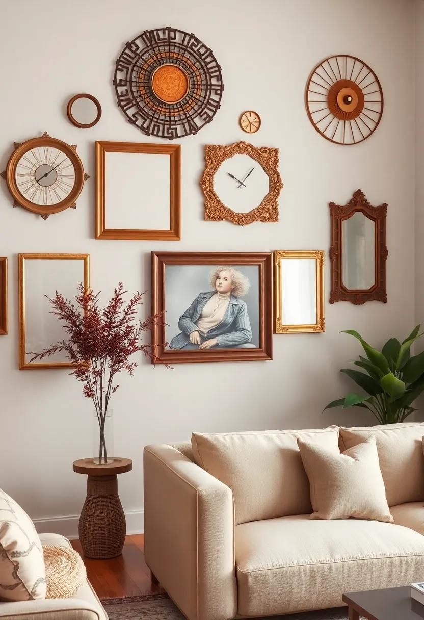 Transforming⁤ Living Rooms with Unique⁤ Vintage Mirrors and Frames