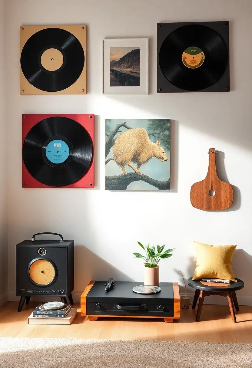 Artistic Record‌ Displays: ​Turning Album Art ‍into Centerpieces