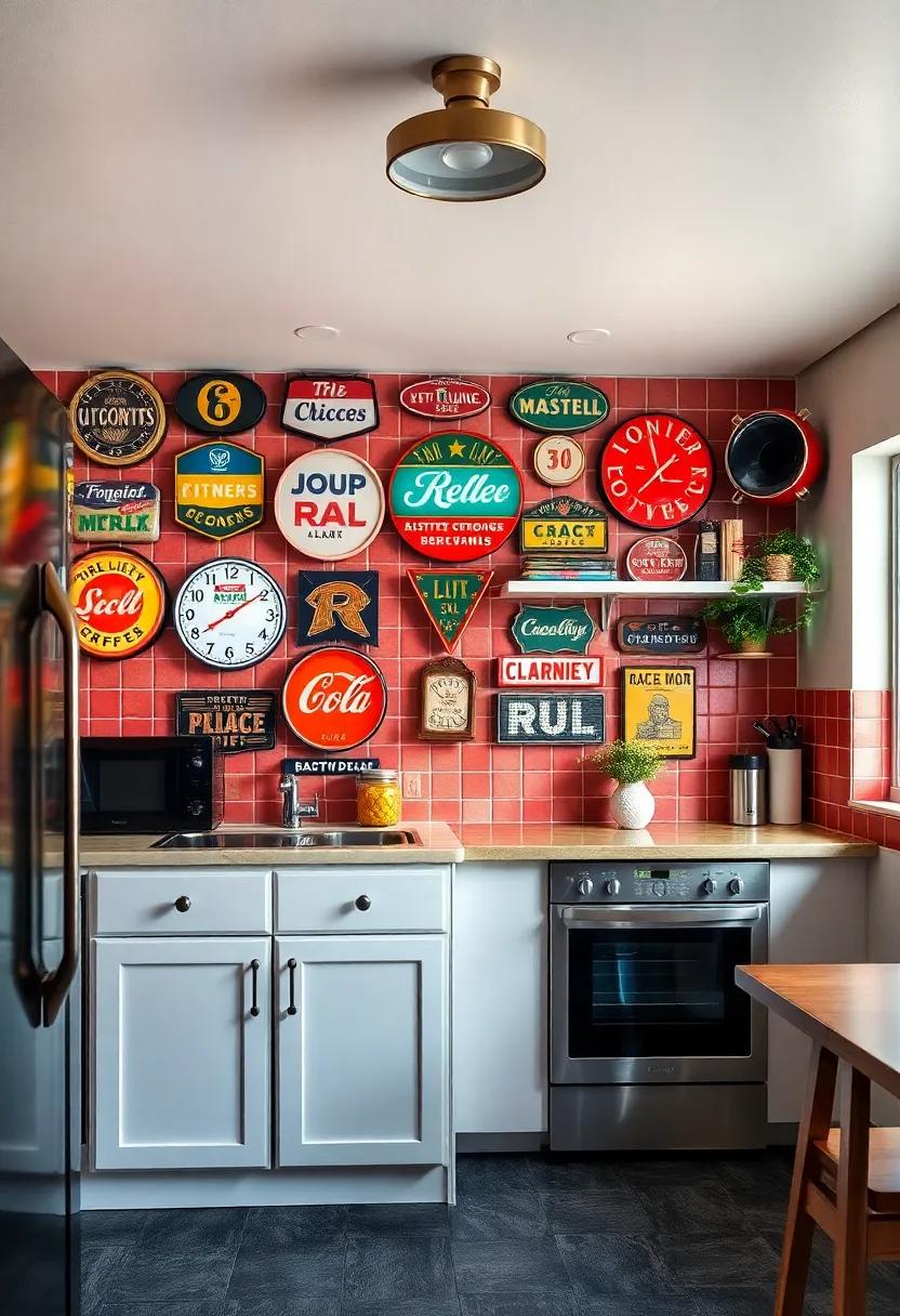 Focal Points: Designing a Striking Vintage Signage Wall