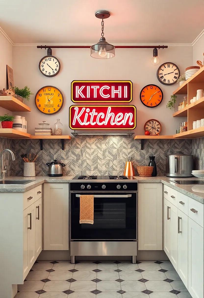 Thematic Cohesion: Establishing a Consistent Retro Kitchen Style