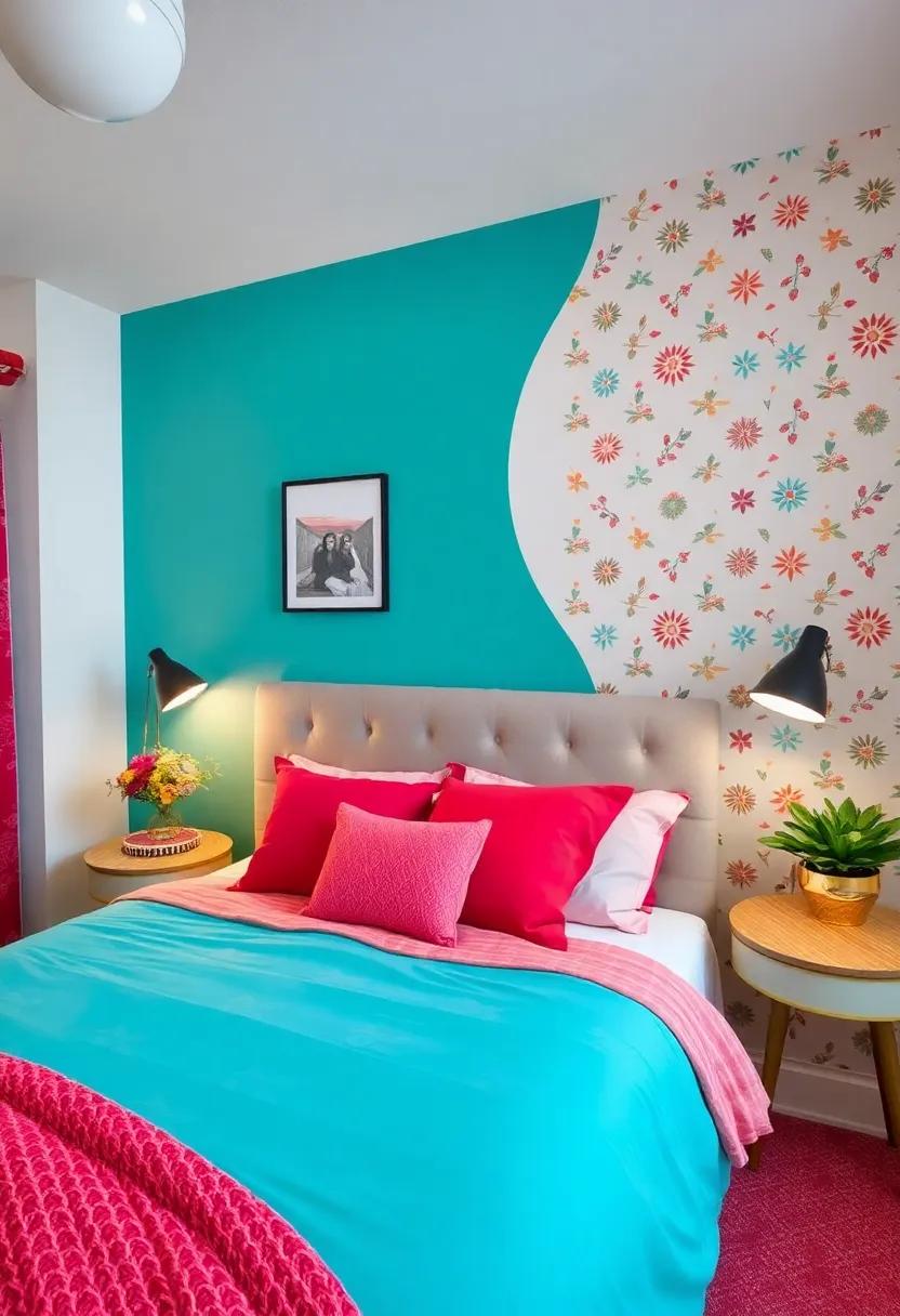 Craft Unique Accent Walls with Retro ‍Wallpaper ‌and Bold Patterns