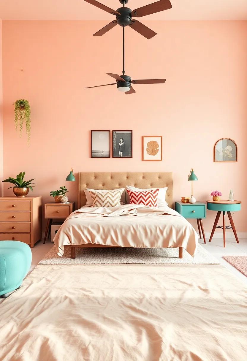 Embrace vintage ‍Color Palettes for a Harmonious and Cozy⁣ Bedroom Atmosphere