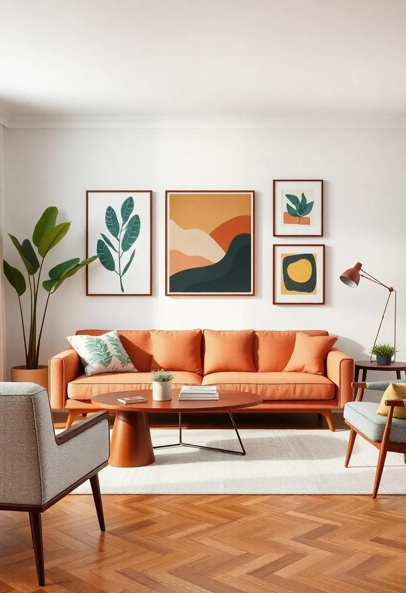 Showcasing⁤ Vintage Wall ‍Art to Enrich the ‍Space