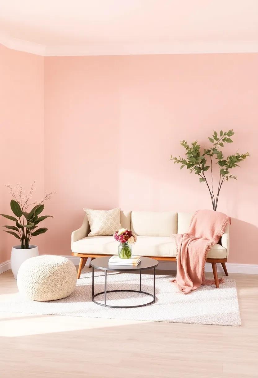 Transforming ⁣Small Rooms with dusty Rose Accents and​ Warm Taupe walls