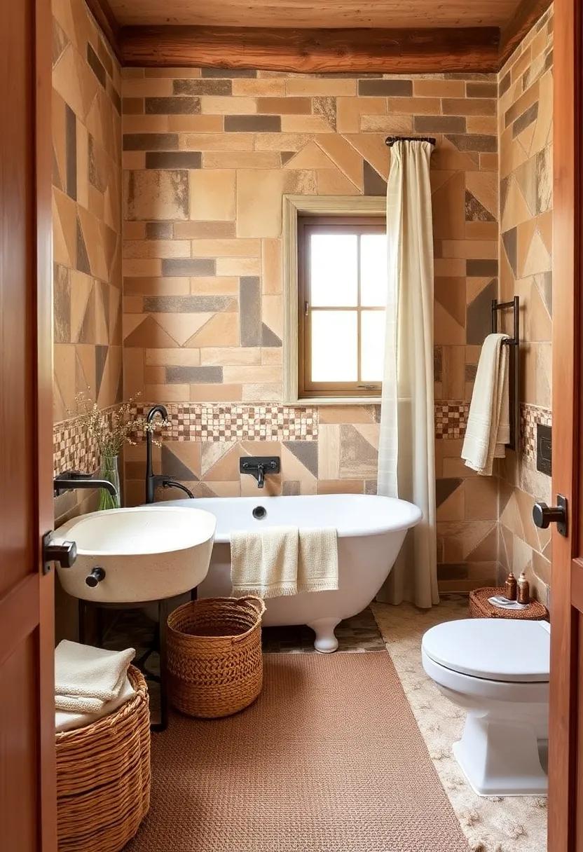 14) Layered⁢ Textiles: Use layered⁢ textiles, like woven rugs or linen curtains, to soften the look of the space and add warmth to the tiles