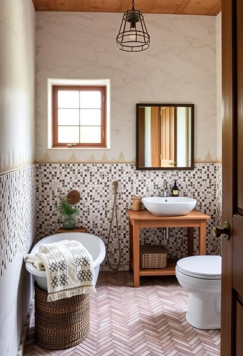 12) Unique Tile Layouts: Experiment ⁤with ​different layouts,⁤ such as herringbone or chevron, to ⁢create ‍a dynamic look with your⁣ mosaic tiles