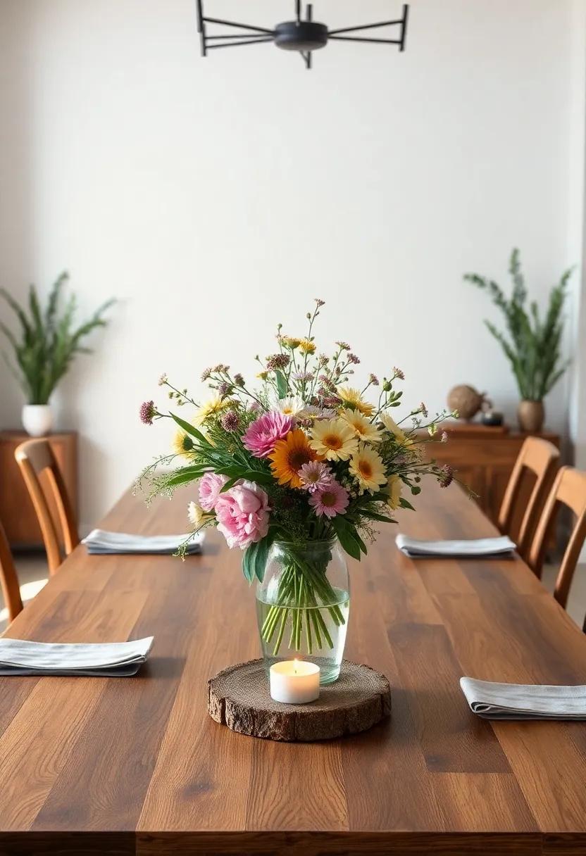 Captivating Centerpieces Inspired by Wildflowers and Fresh Foliage
