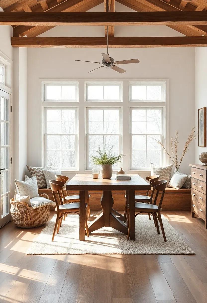 Showcasing Natural Light: Large​ Windows and Cozy Nooks