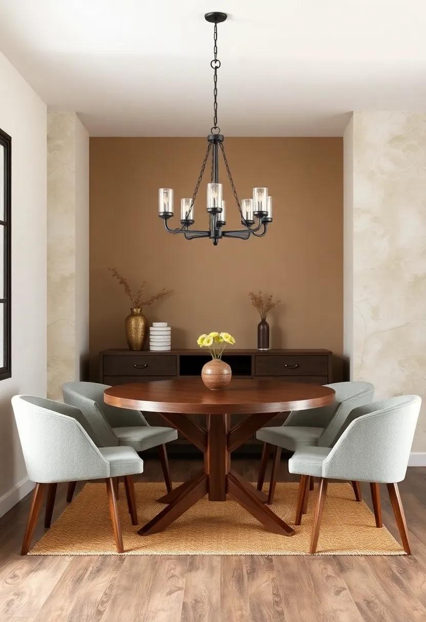 Transforming Walls with Natural⁤ Textures and Earthy​ Color Shades