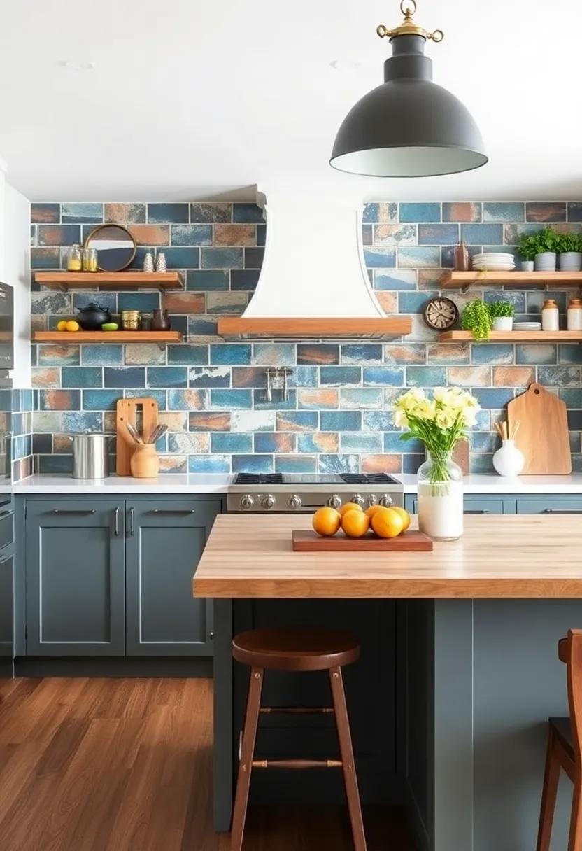 The Role ⁣of Colorful Backsplashes in Rustic Kitchen Design