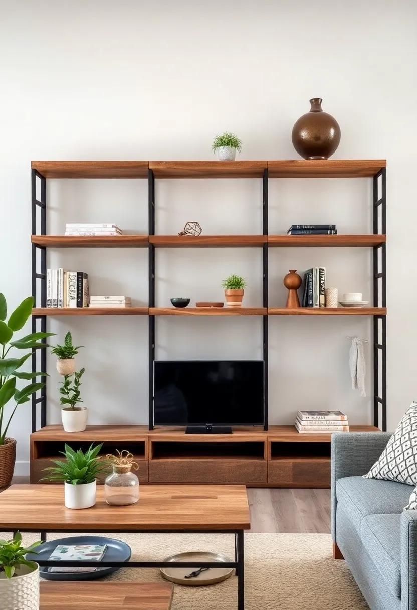 Open Shelving: Use reclaimed wood shelving to display books, collectibles, or kitchen items for functional and aesthetic purposes