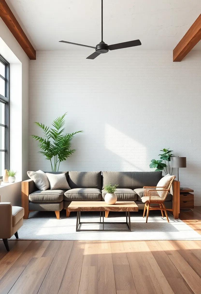 Reclaimed Wood Furniture: Embrace sustainability with furniture made from salvaged wood, showcasing unique textures and stories