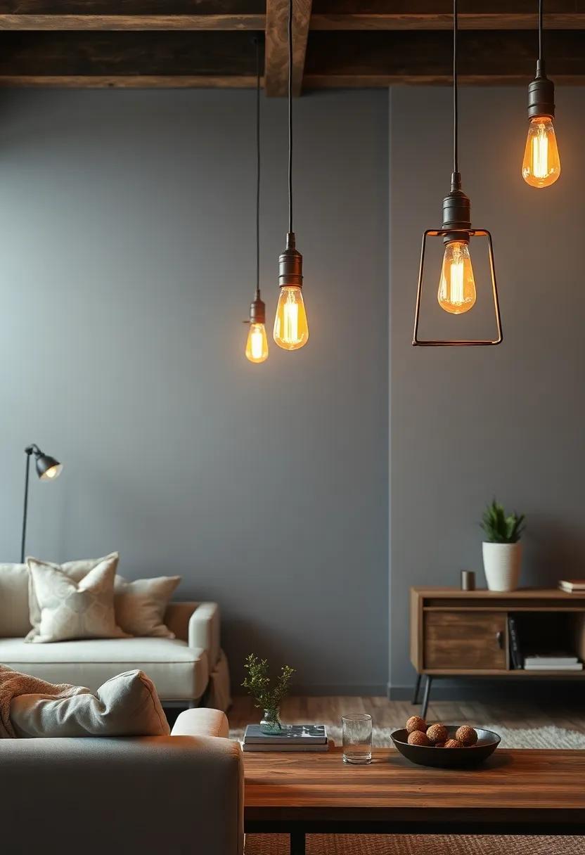 Industrial Lighting Fixtures: Opt⁢ for vintage-style pendant lamps ⁣or Edison⁢ bulb fixtures to cast a warm, nostalgic glow