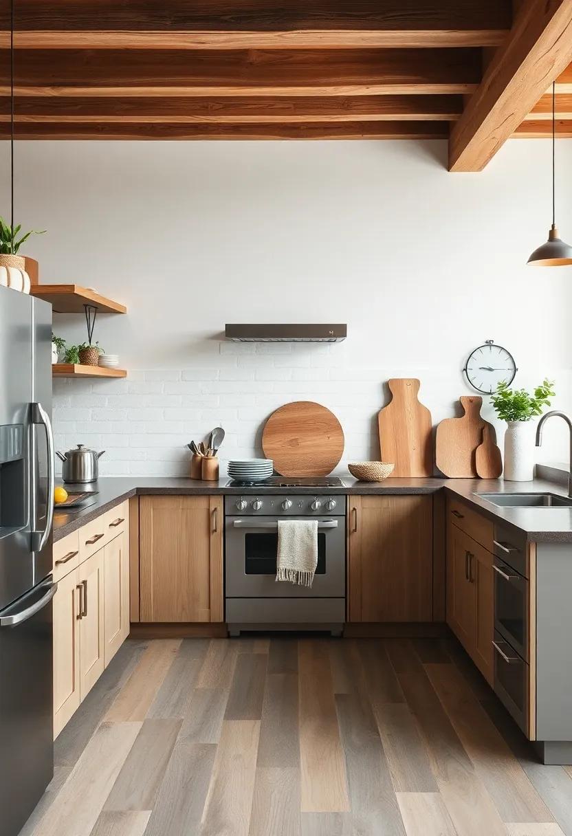 Blend Modern Appliances with ⁣Rustic elements for Balanced Design