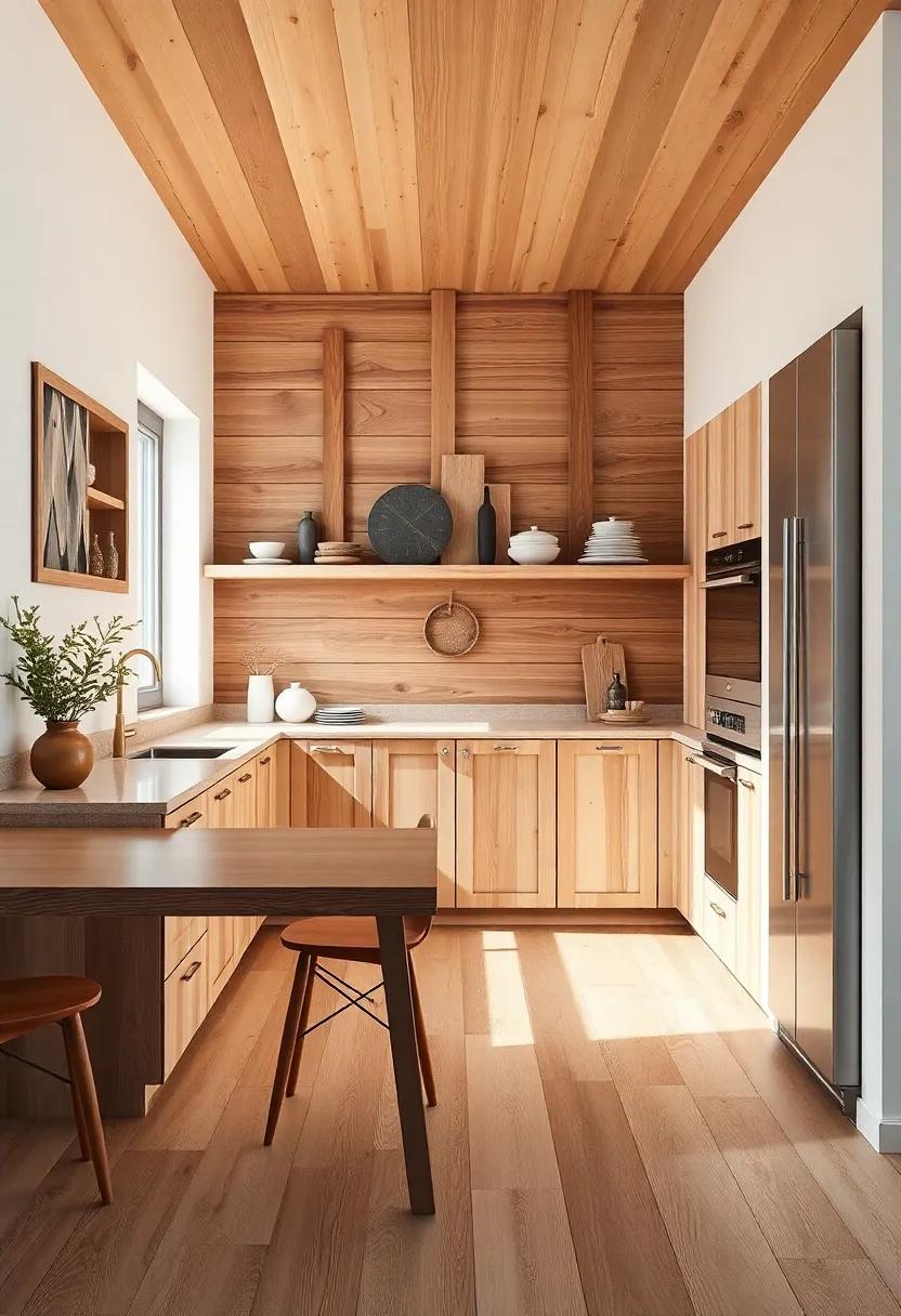Embrace the Warmth of Natural Wood in Your Rustic Kitchen Design