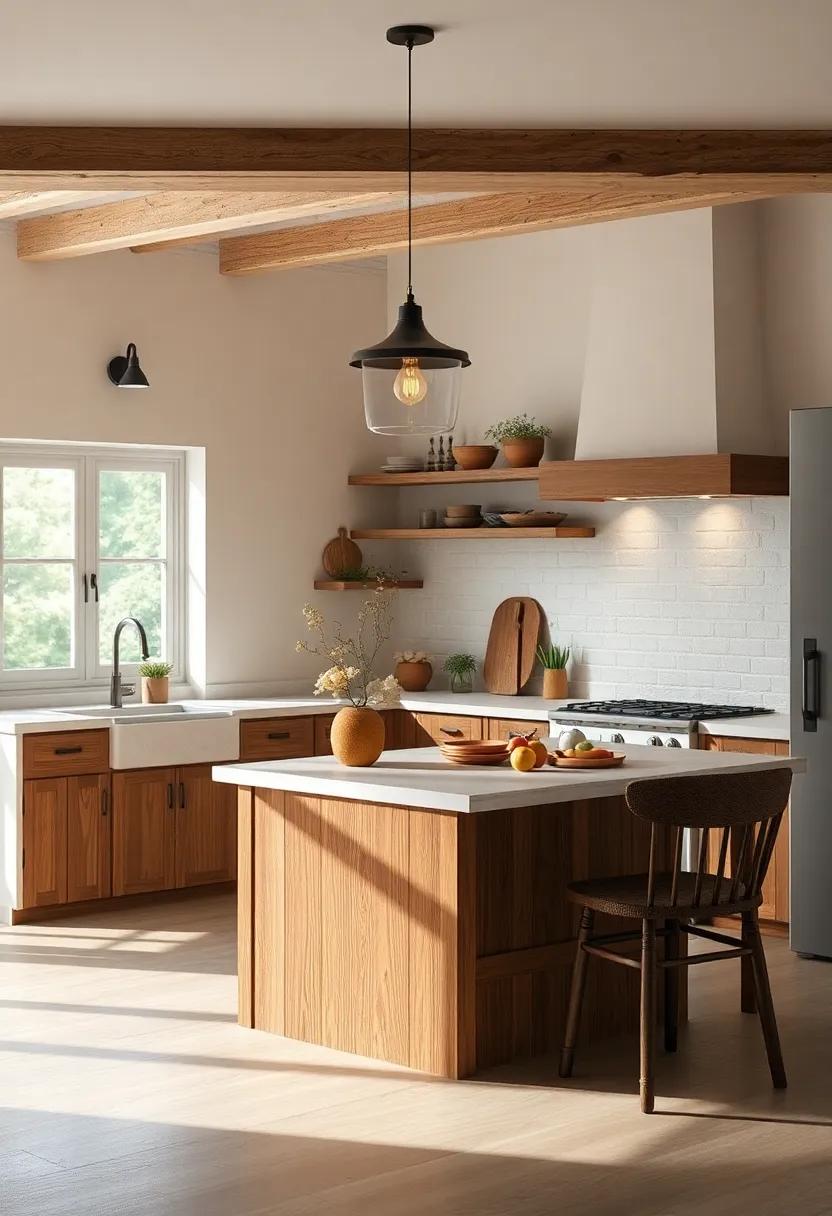 Illuminate with Warm Lighting to Create a Heartfelt Kitchen Ambiance