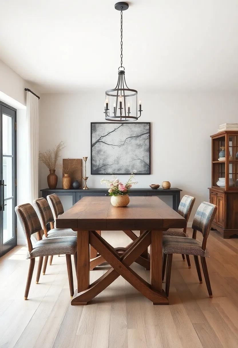The Charm of​ vintage Accents in Rustic Dining Room Designs